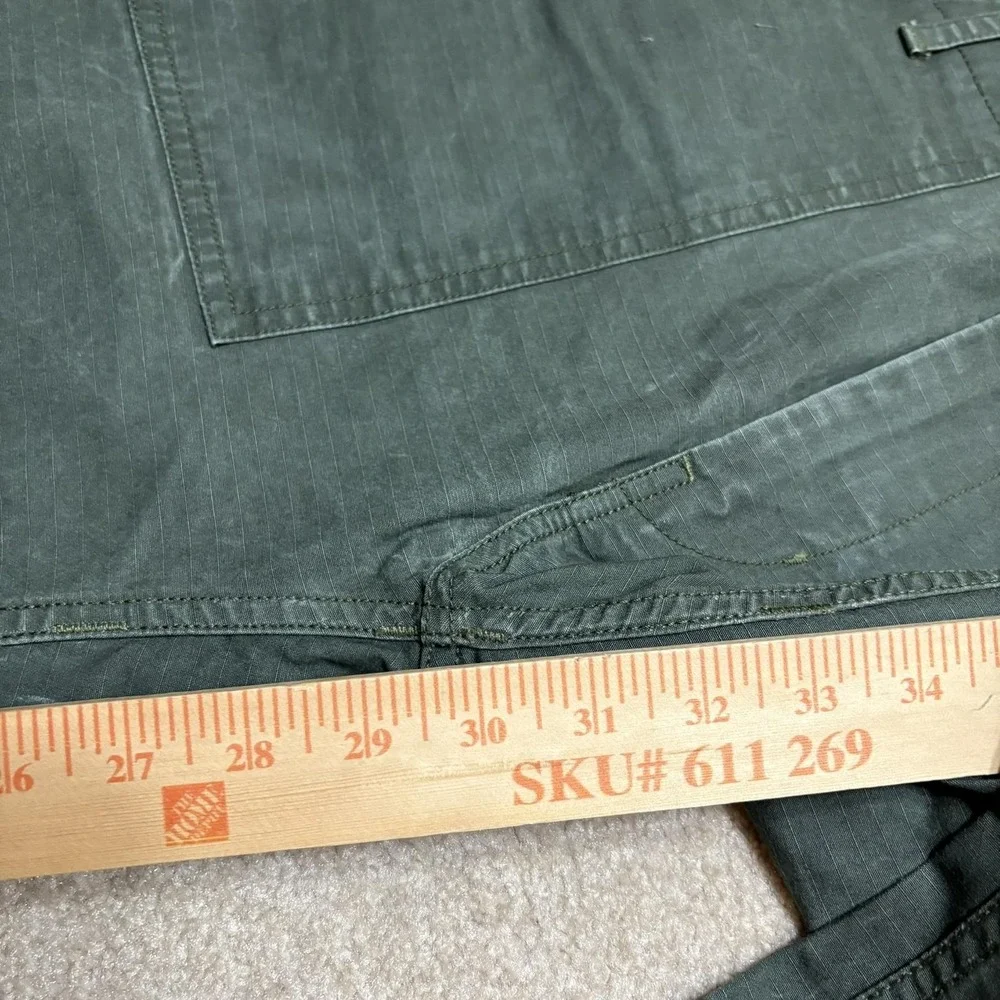 Levis Skateboarding Cordura Fatigue Pants Mens 33x30 Green Military OG 107 Style